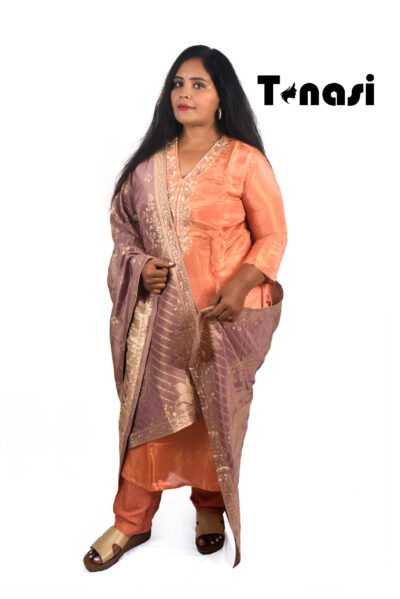 3 PC Party Wear Kurti Set