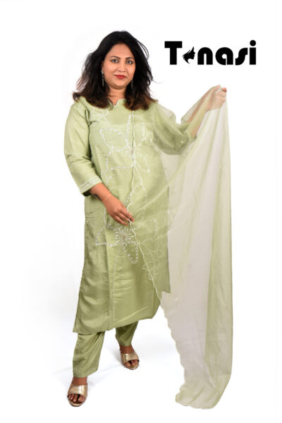 Dola Silk Party Suit