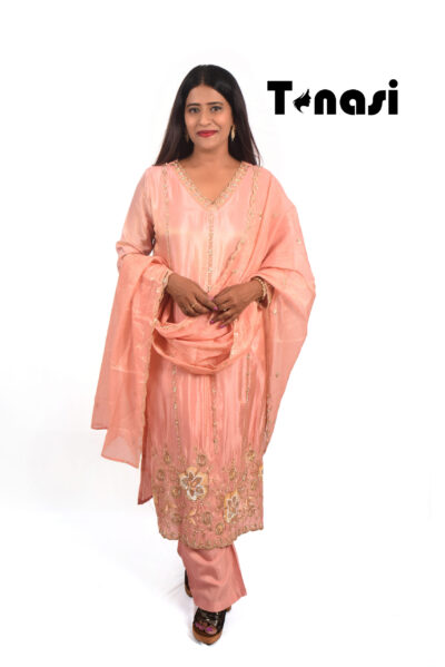 Embroidered Party Suit