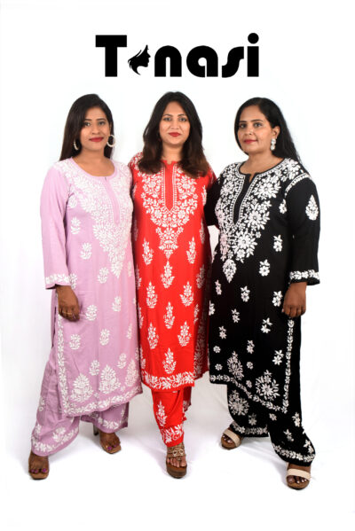2 Pc ChikanKari Kurti Set