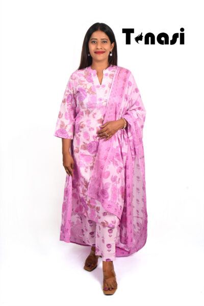 3 PC Cotton Kurti Set