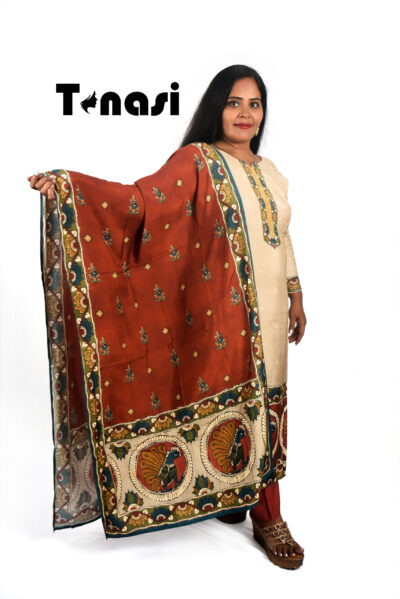 3 PC Cotton Kalamkari Kurti Set