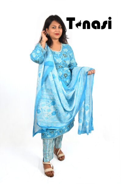 3 PC Cotton Kurti Set