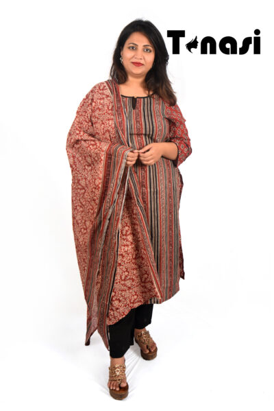 3 PC Cotton Kurti Set