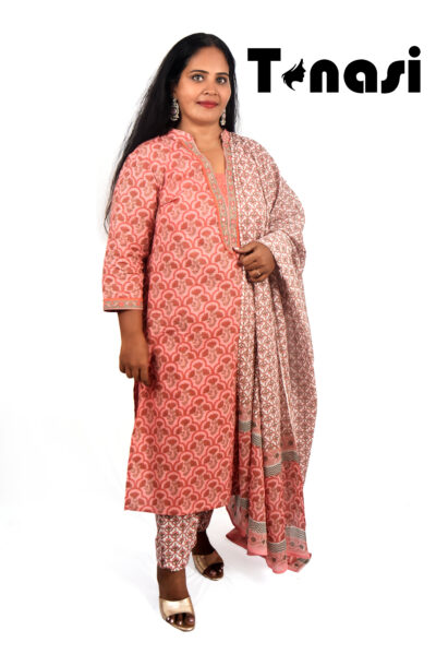 3 PC Cotton Kurti Set