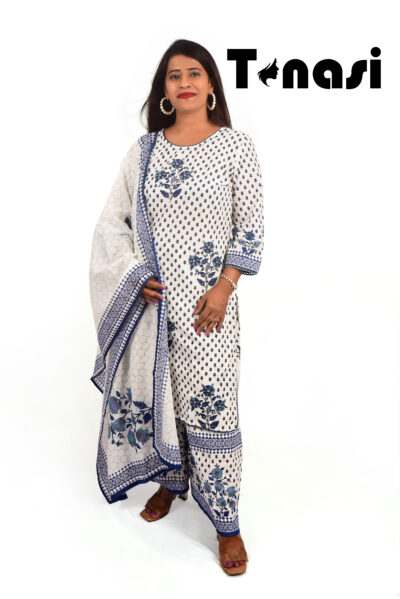 3 PC Cotton Kurti Set